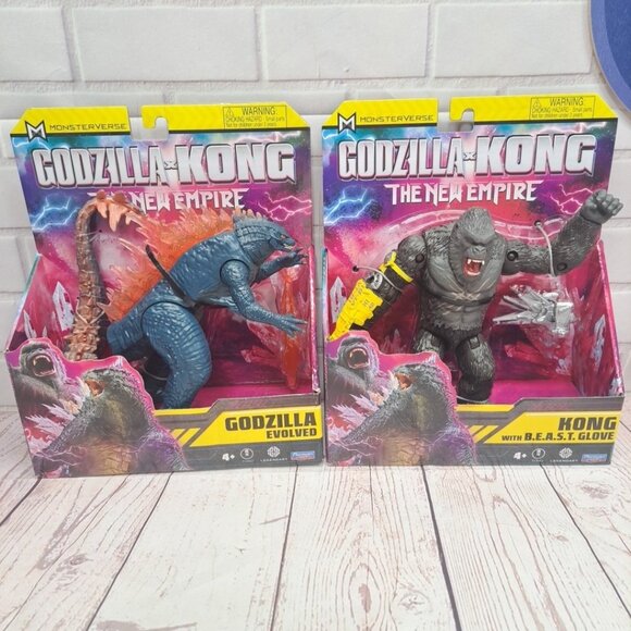 Playmates Toys Other - Monsterverse Godzilla Evolved x Kong With Beast Glove The New Empire NIB
